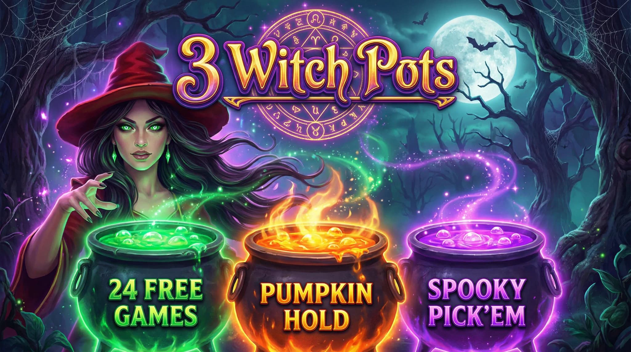 3 Witch Pots